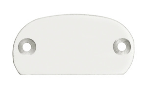 CRL Oyster White 320X Series Decorative End Cap