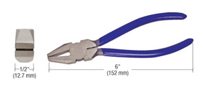 CRL 6" Straight Jaw Glass Pliers