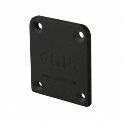 CRL Matte Black FB1 Series End Cap