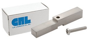 CRL Brushed Nickel Adapter Block for Prima, Shell and Rondo Hinges