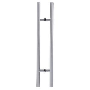 Brushed Stainless Steel (H) Style Back To Back Handle 24" CTC/36" Overall