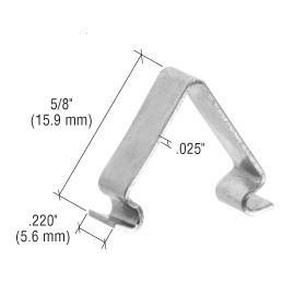 CRL Insert Corner Spring 5/8" Height - .220" Width - .025" Thick