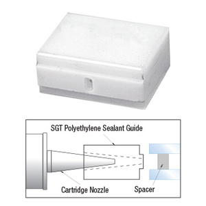 CRL 1/2" Polyethylene Sealant Guide