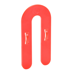 CRL Red 1/8" x 3" Plastic Interlocking Horseshoe Shims