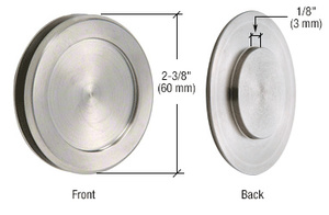 CRL Brushed Stainless Steel UV Pull for Sliding Glass Doors