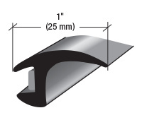 CRL 1" Channel Molding with Butyl