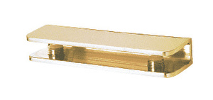 CRL Brass Combined Shelf Support and Mirror Clip