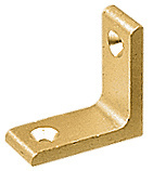 CRL Brite Gold Anodized Brace for Extra Tall Partition Posts