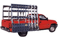CRL 108" x 86" Aluminum Glass Rack for 1/2 to 1 Ton Pickup Trucks