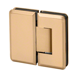 Satin Brass 180° Glass to Glass Majestic Series Hinge