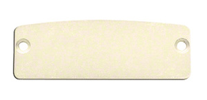CRL Oyster White 500X Series Decorative End Cap