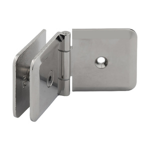 Polished Nickel Adjustable Wall Mount Premier Series Glass Clip
