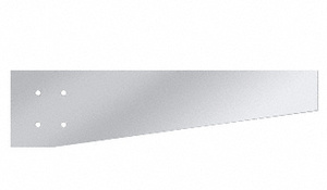CRL Silver Metallic 36" x 8" Tapered Square Outrigger