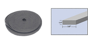 CRL 1/4" x 5/8" Bulk Rolled Neoprene Setting Block Material - 100'