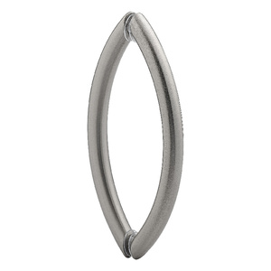 Brushed Nickel 8" Arch Style Back-to-Back Handles