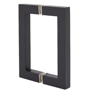 CRL Oil Rubbed Bronze 6" x 6" SQ Series Square Tubing Back-to-Back Pull Handle