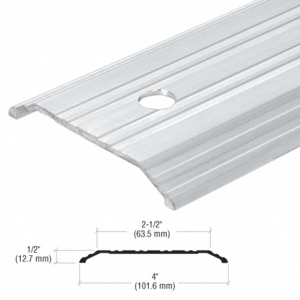 CRL-U.S. Aluminum 72" Double Doors Fabricated Threshold, Mill