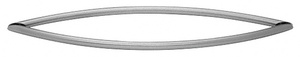 CRL Brushed Nickel 24" Crescent Style Back-to-Back Towel Bars