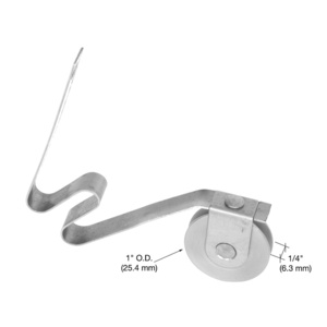 CRL 1" Steel Sliding Screen Door Bottom Roller for PS134 Doors