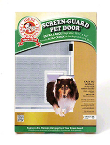 CRL White Screen-Guard Pet Door - Extra Large