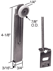 CRL 7/8" Nylon Wardrobe Roller