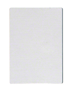 CRL Brushed Brite Anodized Mechanical Channel End Cap for 3/8" and 1/2"