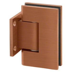 Brushed Bronze Wall Mount with Short Back Plate Designer Series Hinge
