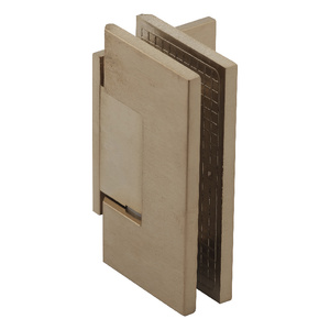Satin Brass Wall Mount with Offset Back Plate Maxum Series Hinge