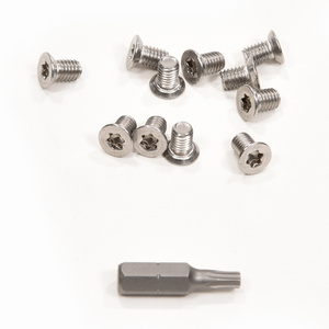 CRL Polished Chrome Essence® Bottom Track Replacement Screws