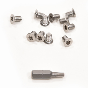 CRL Polished Chrome Essence® Bottom Track Replacement Screws