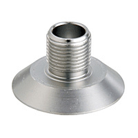 CRL Satin Anodized Rod Mount for Ceiling or Floor
