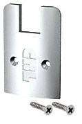 CRL Polished Stainless Low Profile Sidelite Rail Cap with Screws