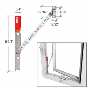 CRL Truth® Right Hand Stainless Steel Casement Window Opening Control Device