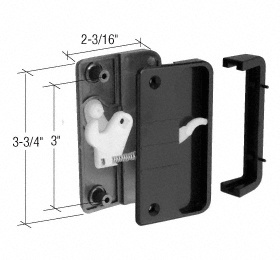 CRL Sliding Screen Latch and Pull with 3" Screw Holes for Anjac Doors