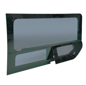 CRL 2015+ OEM Design 'All-Glass' Look Ford Transit Driver's Side Rear Quarter Window for 148" Extended Length Body Medium and High Top Vans