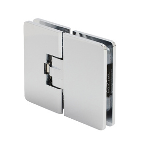 CRL Chrome Milano 180 Series 180 Degree Glass-to-Glass Hinge