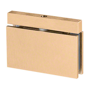 Satin Brass Free Swinging Header Mount (Euro-Header) Adjustable Prestige Series Hinge