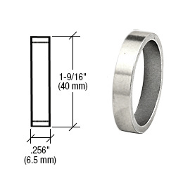 CRL Polished Stainless .256" Straight Cylinder Ring