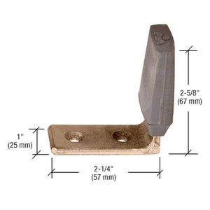 CRL Light Bronze Floor Mounted Heavy-Duty Angle Stop