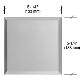 CRL Gray Double Blank Without Screw Holes Glass Mirror Plate