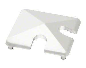 CRL Sky White 1100 Series Post Top Cap for 90 Degree Posts