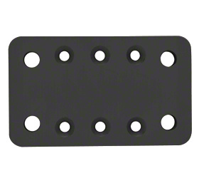 Matte Black 3" x 5" Square Base Plate