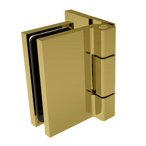 CRL Satin Brass Como Series Wall Mount Outswing Hinge