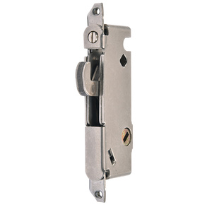 CRL E2164 1/2" Wide Round End Face Plate Mortise Lock With 45 Degree Keyway