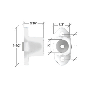 CRL Nylon Torque Bar Bearing - Dimple Back