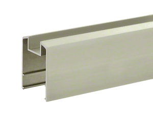 CRL Oyster White 200, 300, 350 and 400 Series 241" Long Horizontal Double Glass Mid-Rail