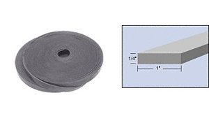 CRL 1/4" x 1" Bulk Rolled Neoprene Setting Block Material - 100'