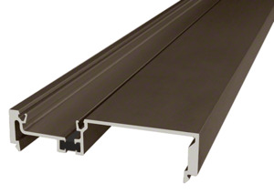 CRL-U.S. Aluminum Female Section Snap Mullion Thermally Bronze Black Anodized - 24'-2"