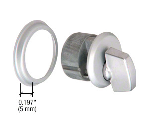 CRL Aluminum Mortise Thumbturn Cylinder