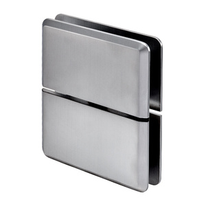 CRL Brushed Nickel Senior Prima 02 Series Glass-to-Glass Mount Hinge